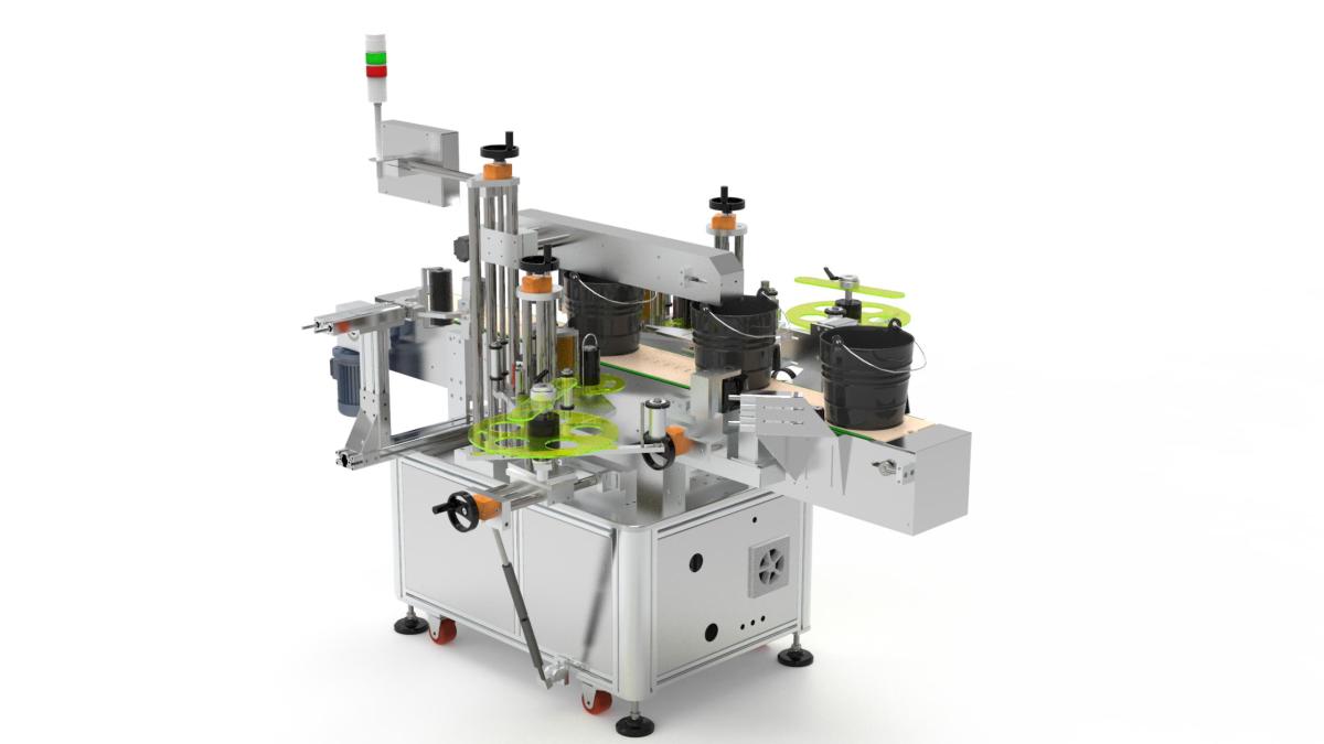 Bucket Labelling Machine