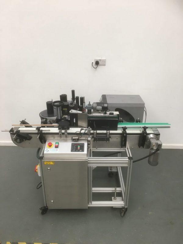 Wraparound thermal transfer labelling machine
