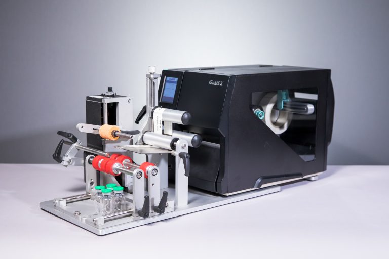 Desktop Bottle Labeller With Print
